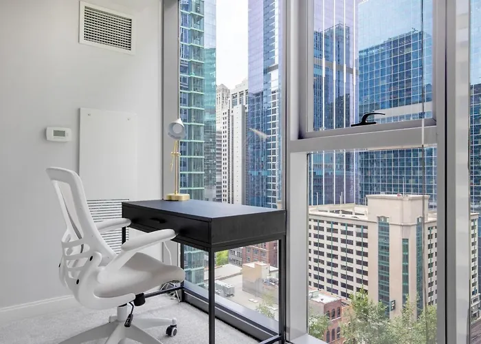 Loop 1br W Gym Pool Lounge 1 Block From L Chi-699 Apartment *