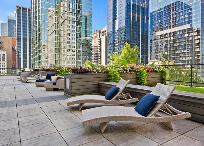 Loop 1br W Gym Pool Lounge 1 Block From L Chi-699 Chicago